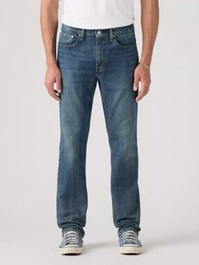 Levi's 514 Straight Leg Medium Blue Wash Jeans Size 38/30 L Men's